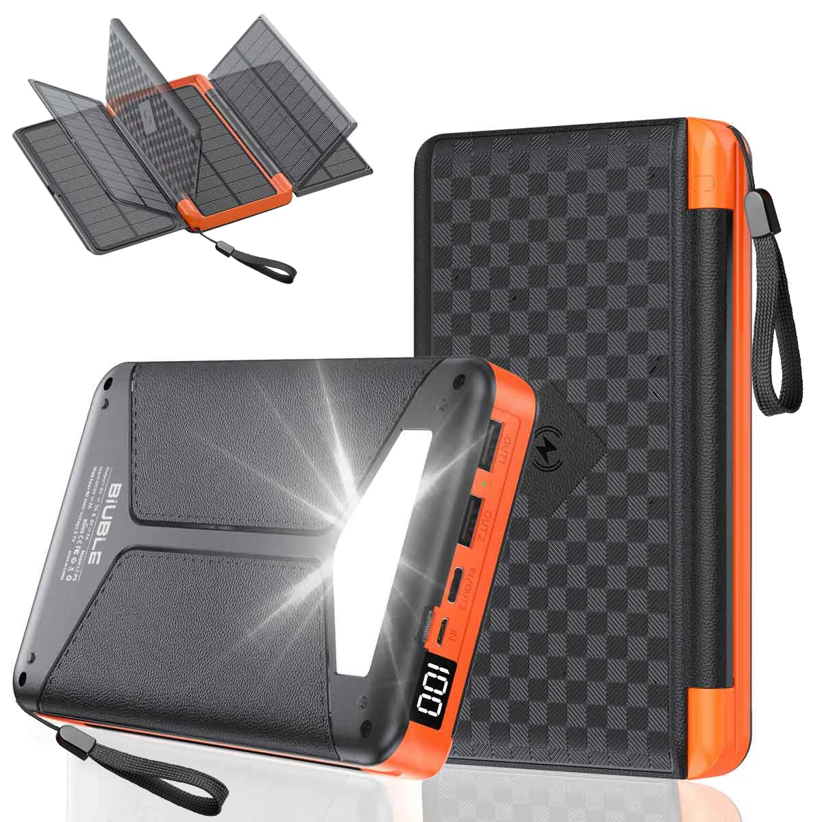 Solar Fast Charging Ultra-Large Capacity Portable Powerbank - Image 2
