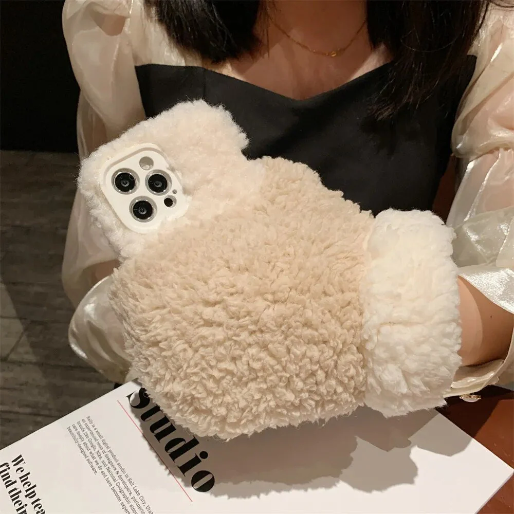 Fluffy Fur iPhone Case Glove - Image 3