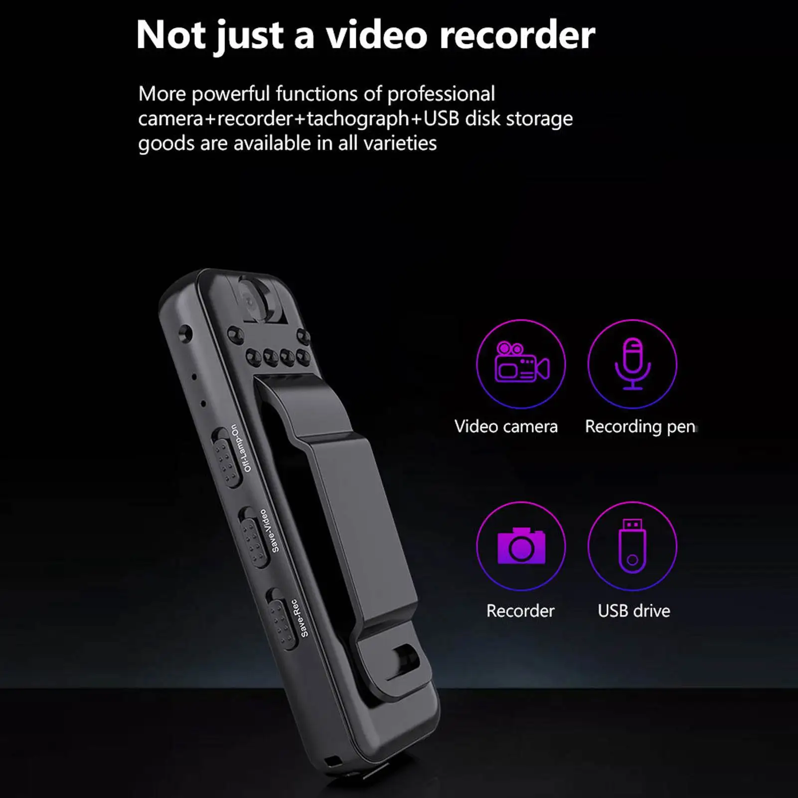 Pocket Spy Mini Clip-On Video Recorder Camera - Image 2