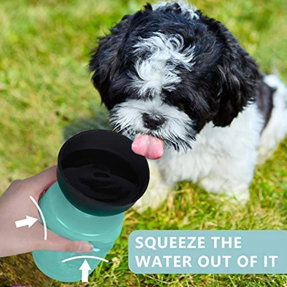 2in1 Foldable Travel Pet Water Bottle - Image 2