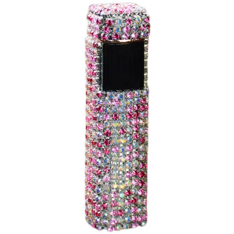 Sparkle Stone Rhinestone Rechargeable Portable Lighter - Image 2