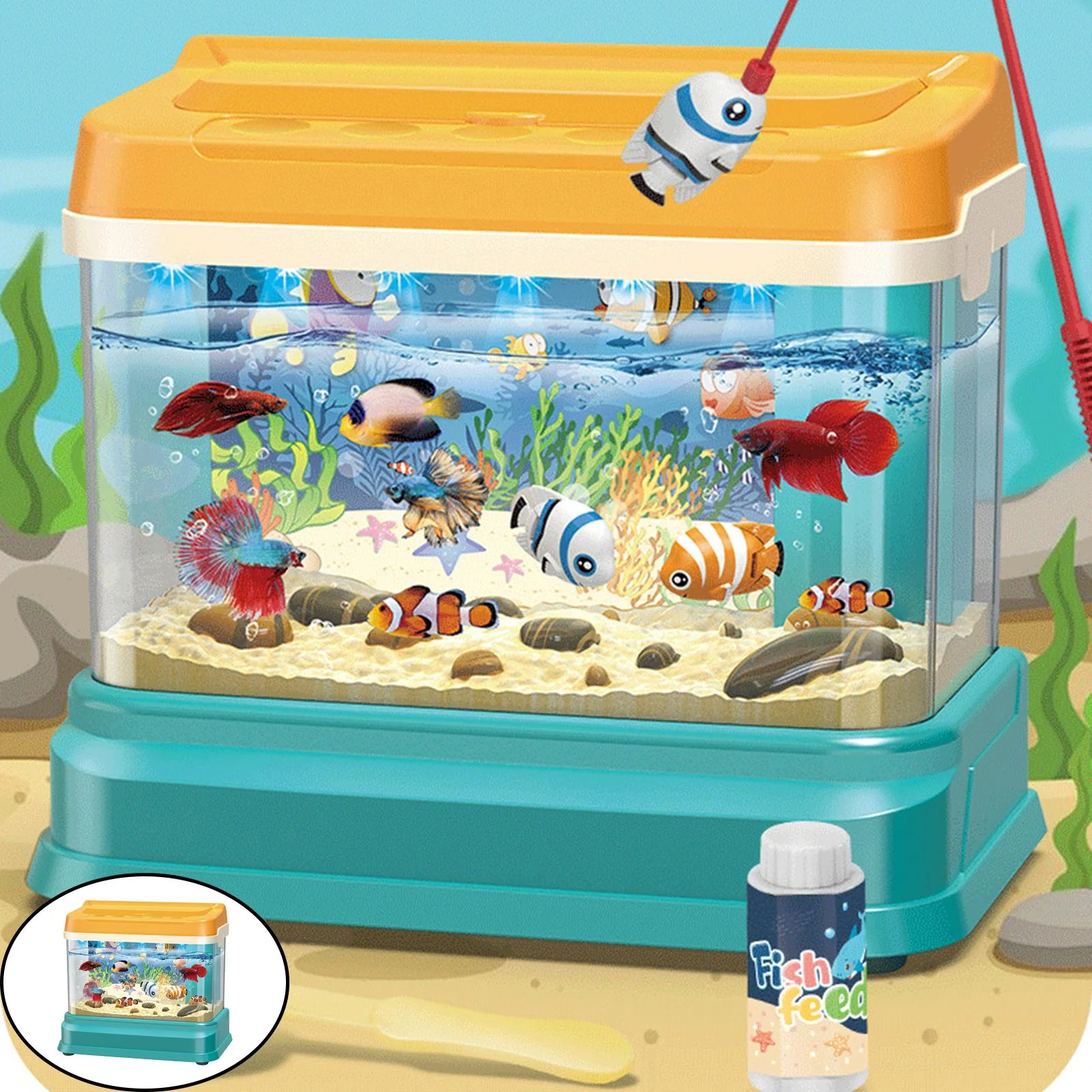 Catchy Fishes Kids Aquarium Toy - Image 3