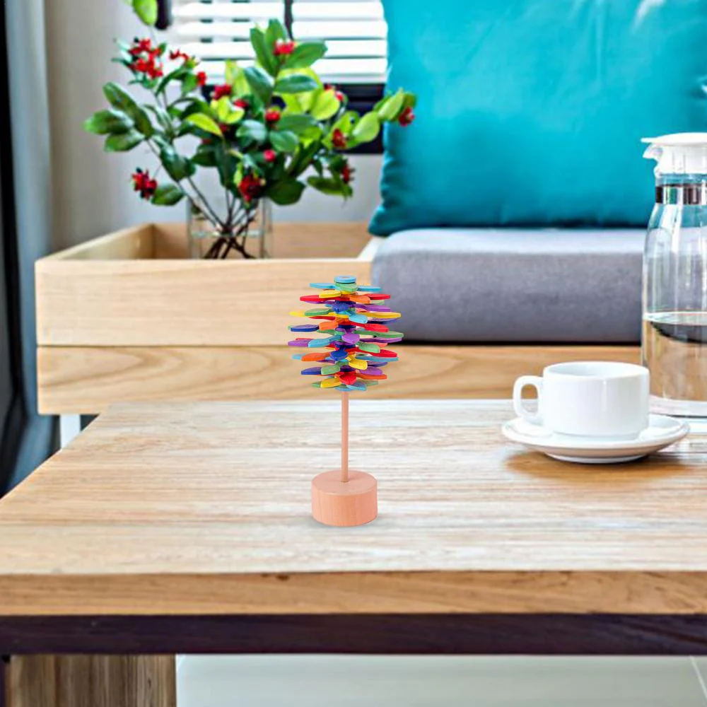 Rainbow Spiral Spin Anti-Stress Toy - Image 2