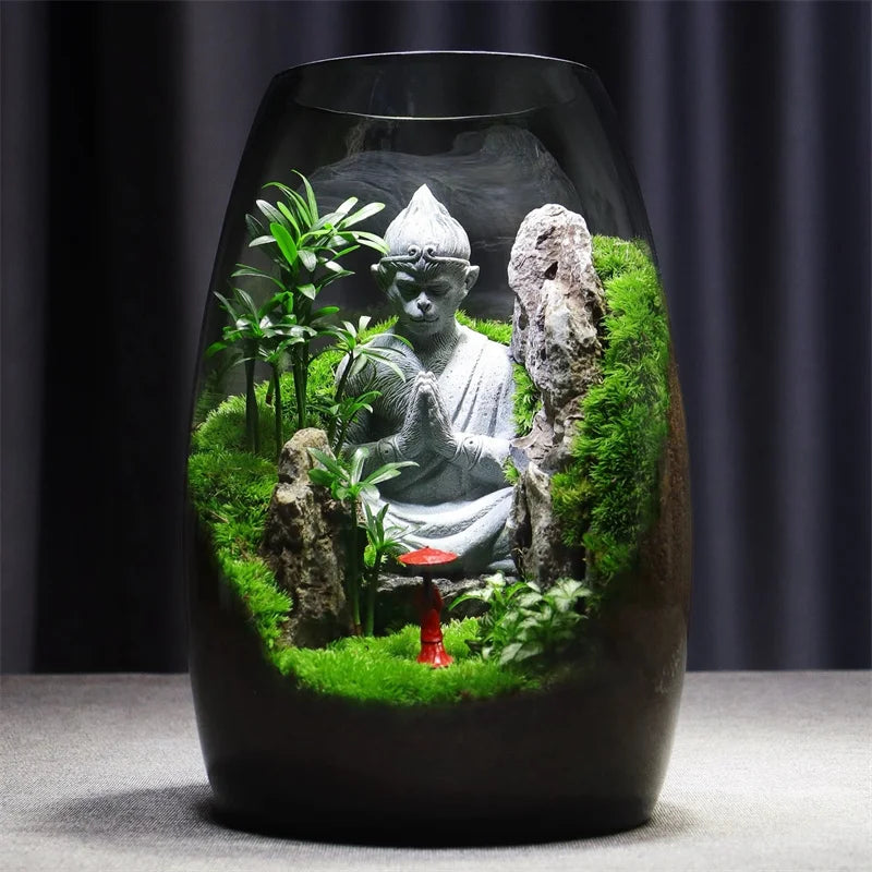 Modern Micro Scene Landscape Glass Vase - Image 1