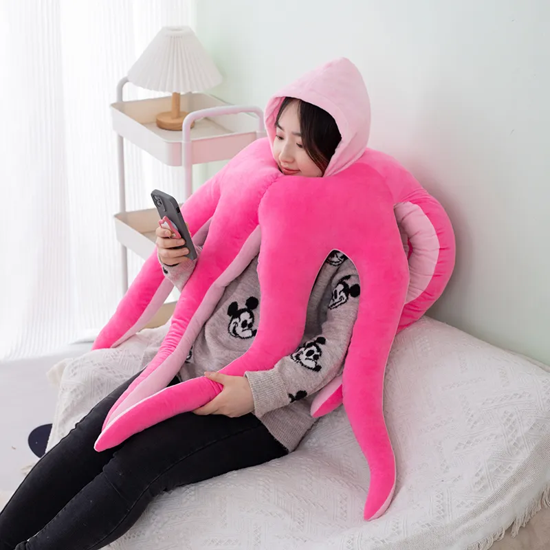 Giant Octopus Soft Tentacle Wearable Plush Toy - Image 1