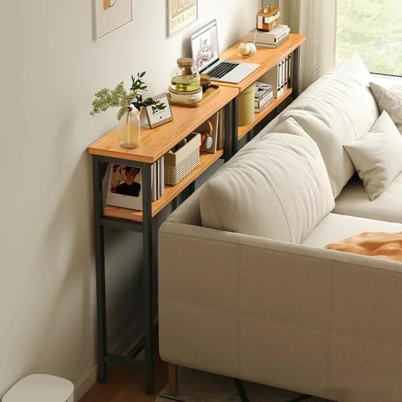 Sofa Gap Table Narrow Modern Space-Saving Table - Image 2