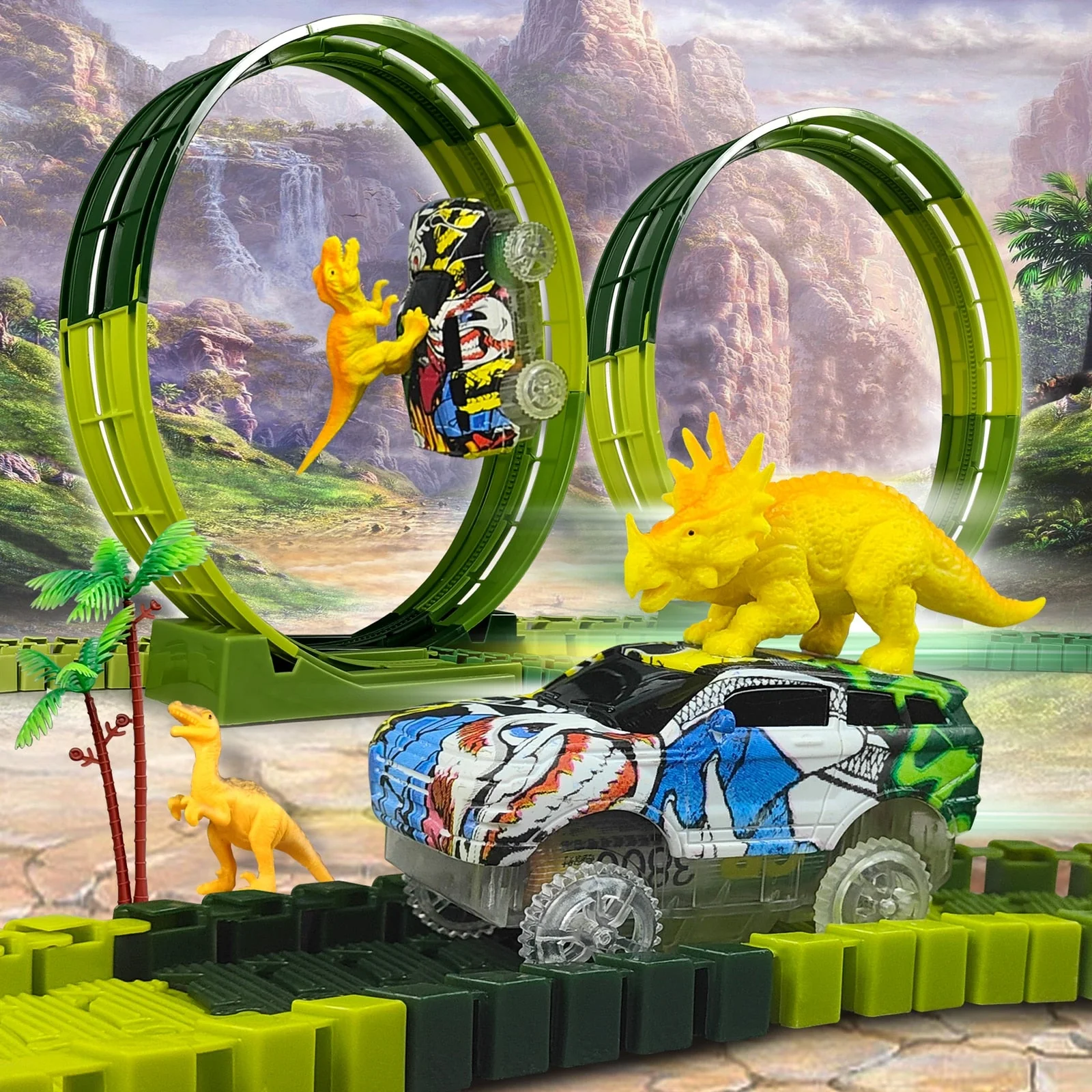 Dino-Mighty Mountain Climbing Track Toy - Image 2