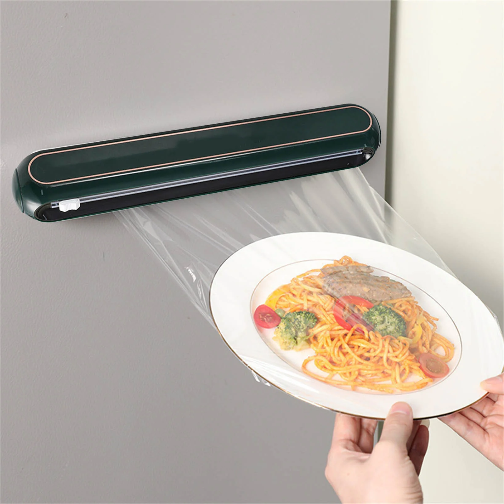 Wall-Mounted Automatic Plastic Wrap Dispenser - Image 2