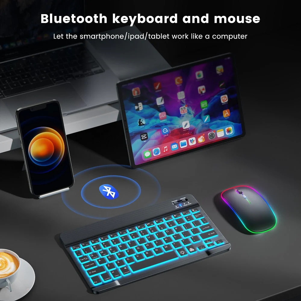 Eclipse Portable Bluetooth Keyboard Mouse Set - Image 3