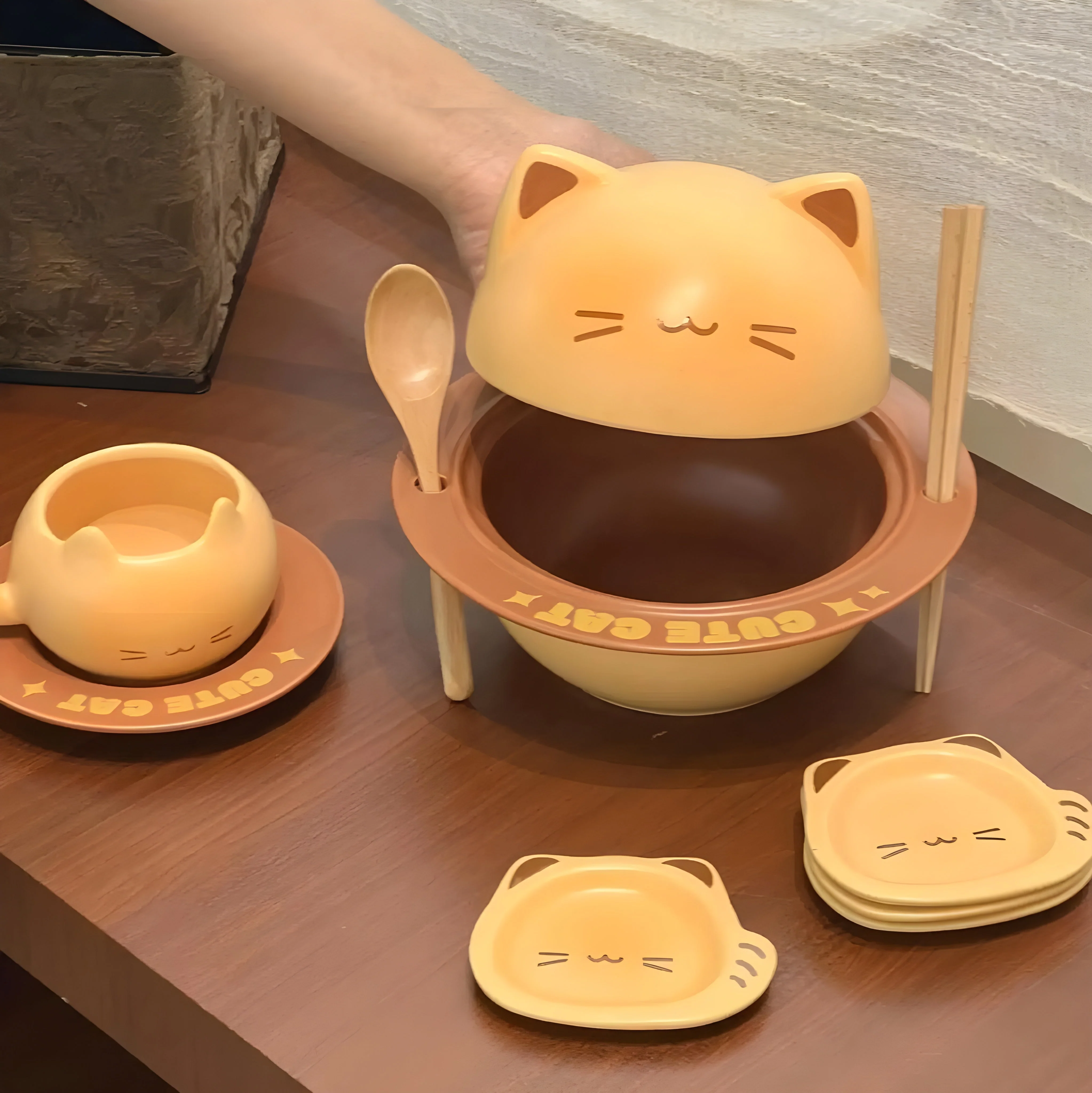 Hungry Cat Japanese Ramen Bowl - Image 2