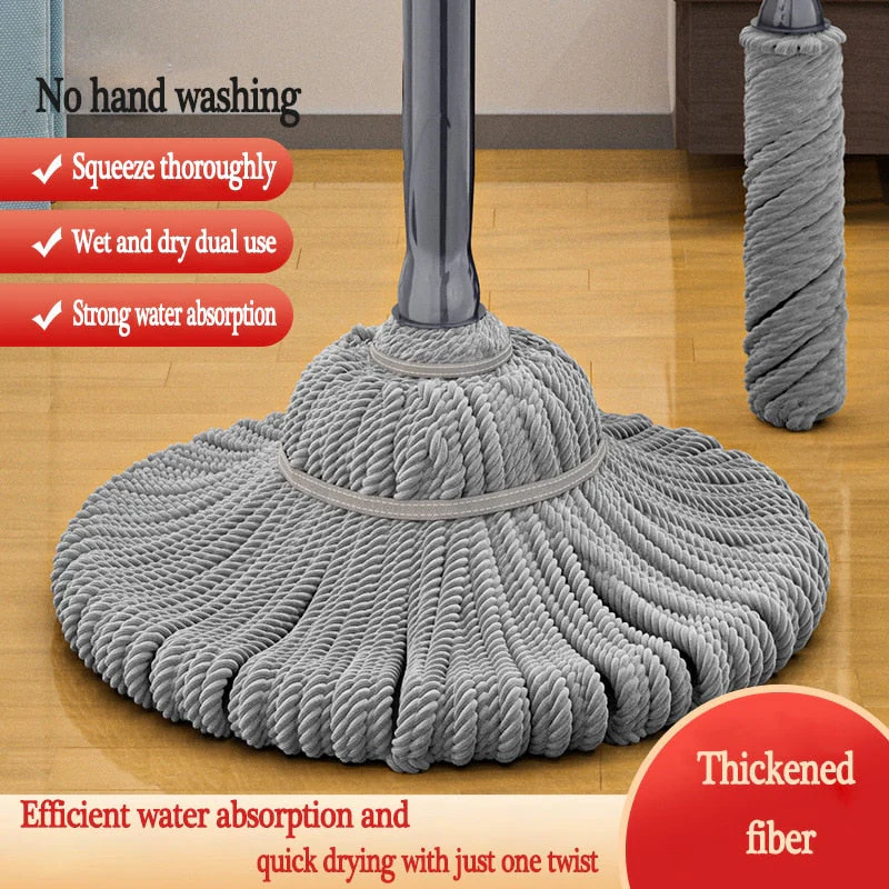 Multi Lazy Clean Self-Wring Mop - Image 3
