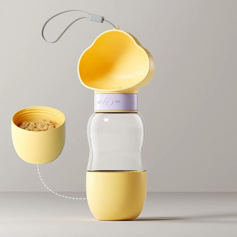 2in1 Smart Pet Portable Water Bottle Feeder - Image 1