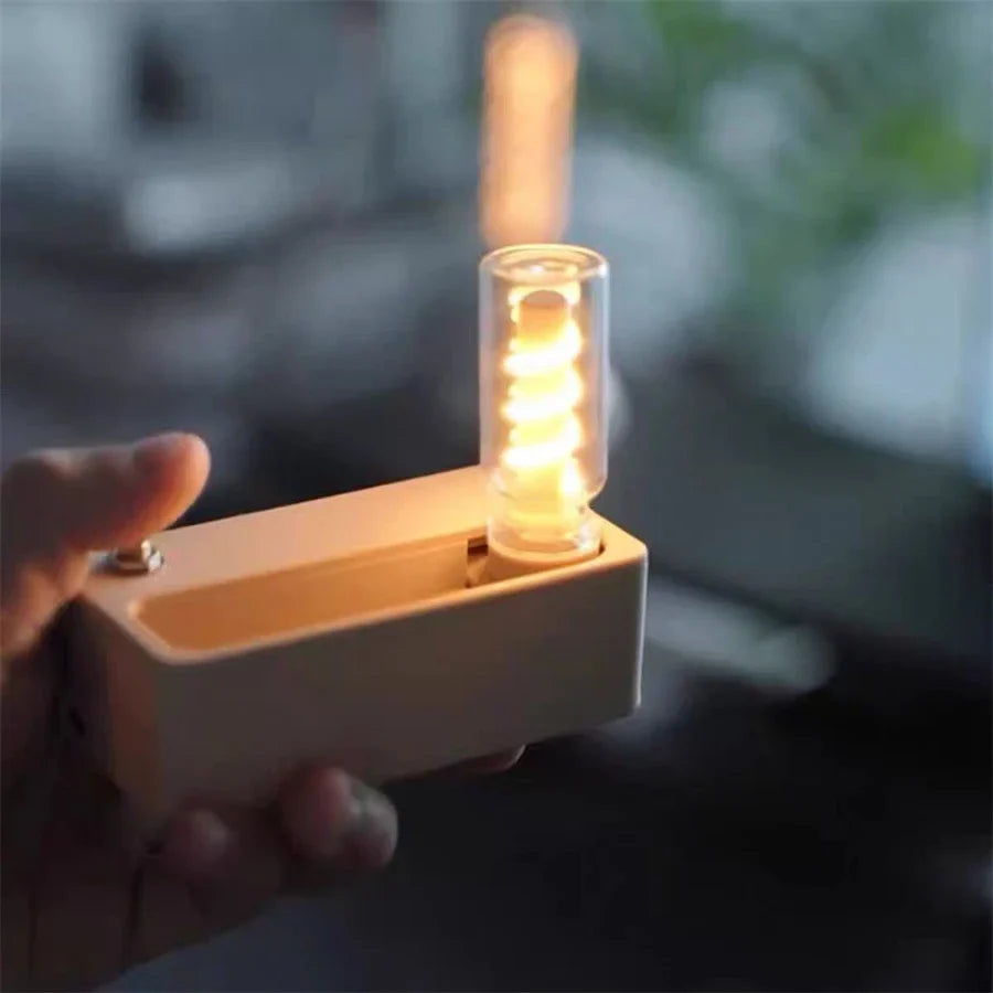 Mechanical Flip Rechargeable Night Lamp - Image 1