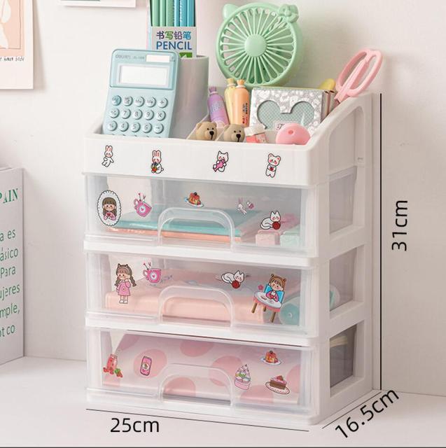 Tidy Tower Desk Organizer Storage Box - Image 3