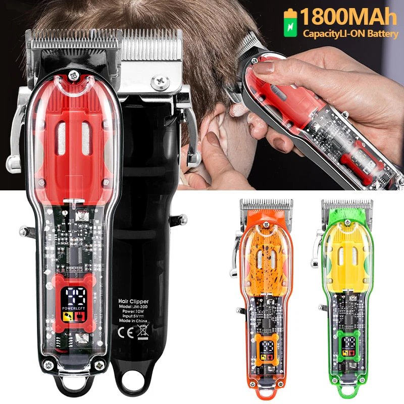Professional Transparent LCD Hair Trimmer - Image 2