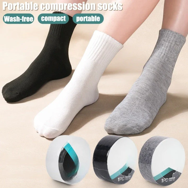 3pcs Travel Fast Disposable Compression Socks - Image 3