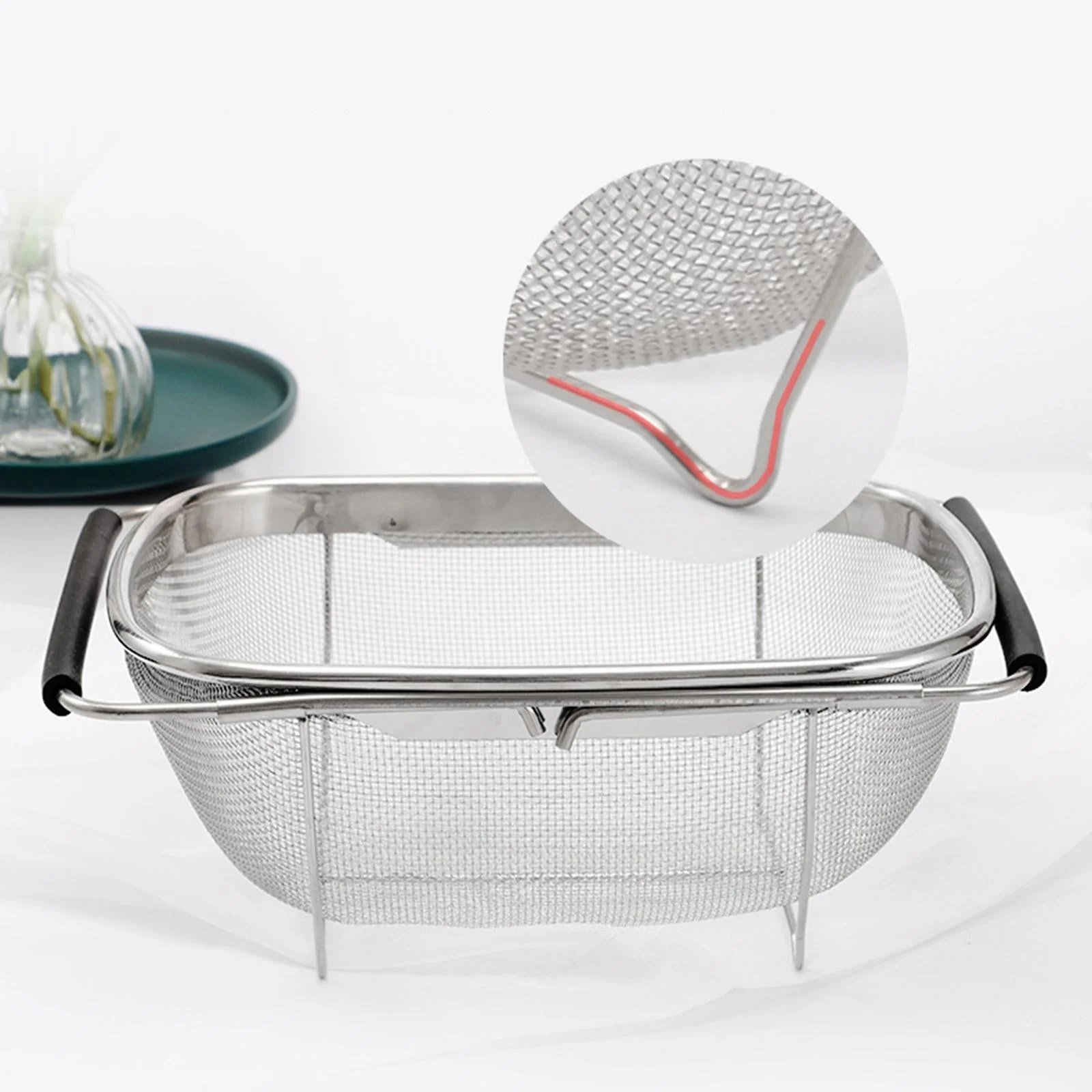 Over The Sink Telescopic Dish Rack - Image 2