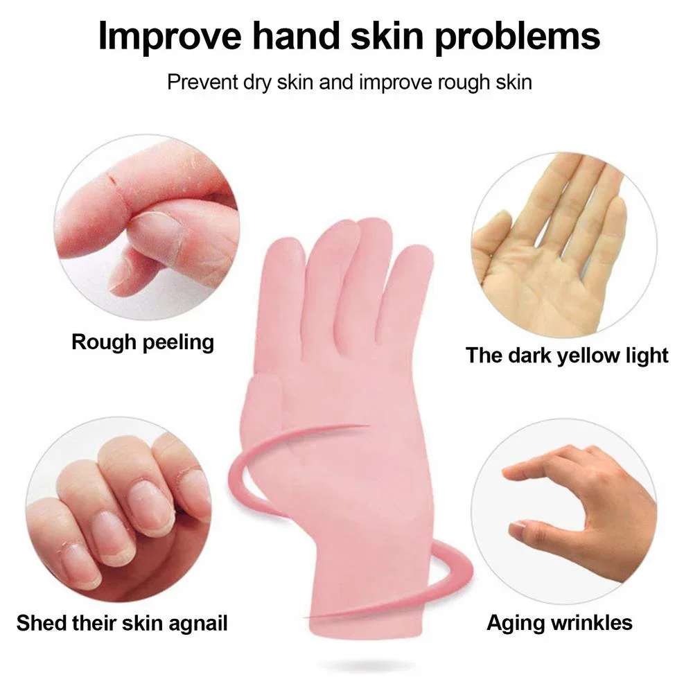 Waterproof Aqua Care Silicone Spa Gloves - Image 2
