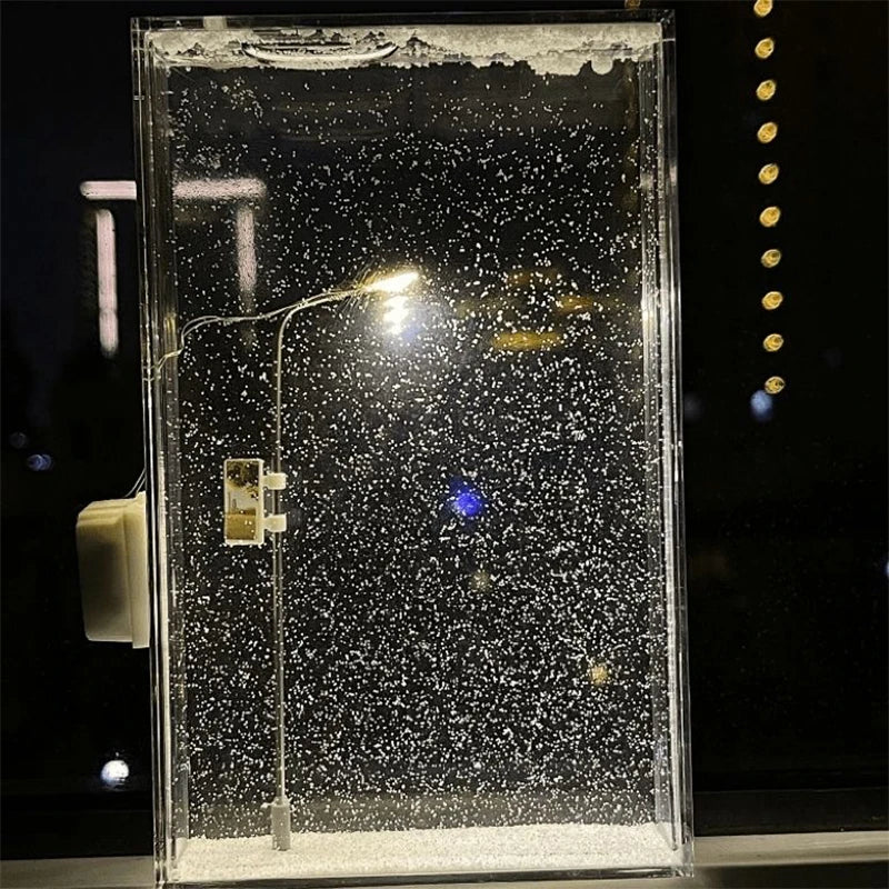 LED Streetlamp Snowfall Effect Decor - Image 1