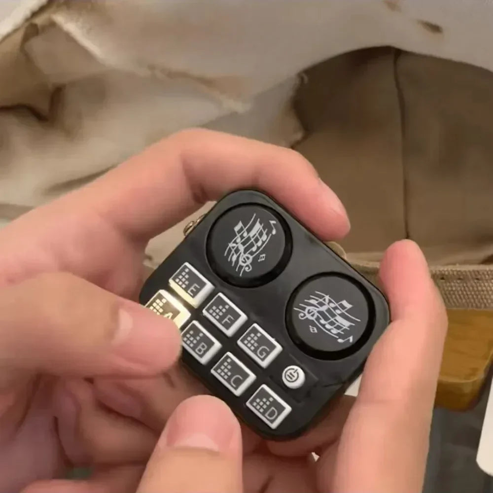 Mini DJ Turntable Toy Keychain - Image 2