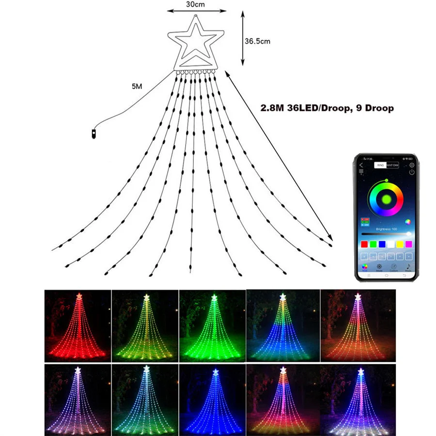 Creative Smart Christmas Tree Led String Light - Image 2