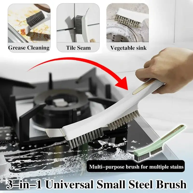 Ergonomic Handle Kitchen Scrub Cleaning Brush - Image 3