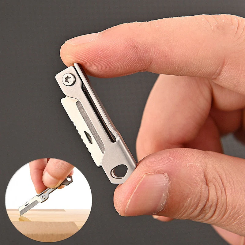 Pocket Size Stainless Steel Foldable Camping Knife - Image 1