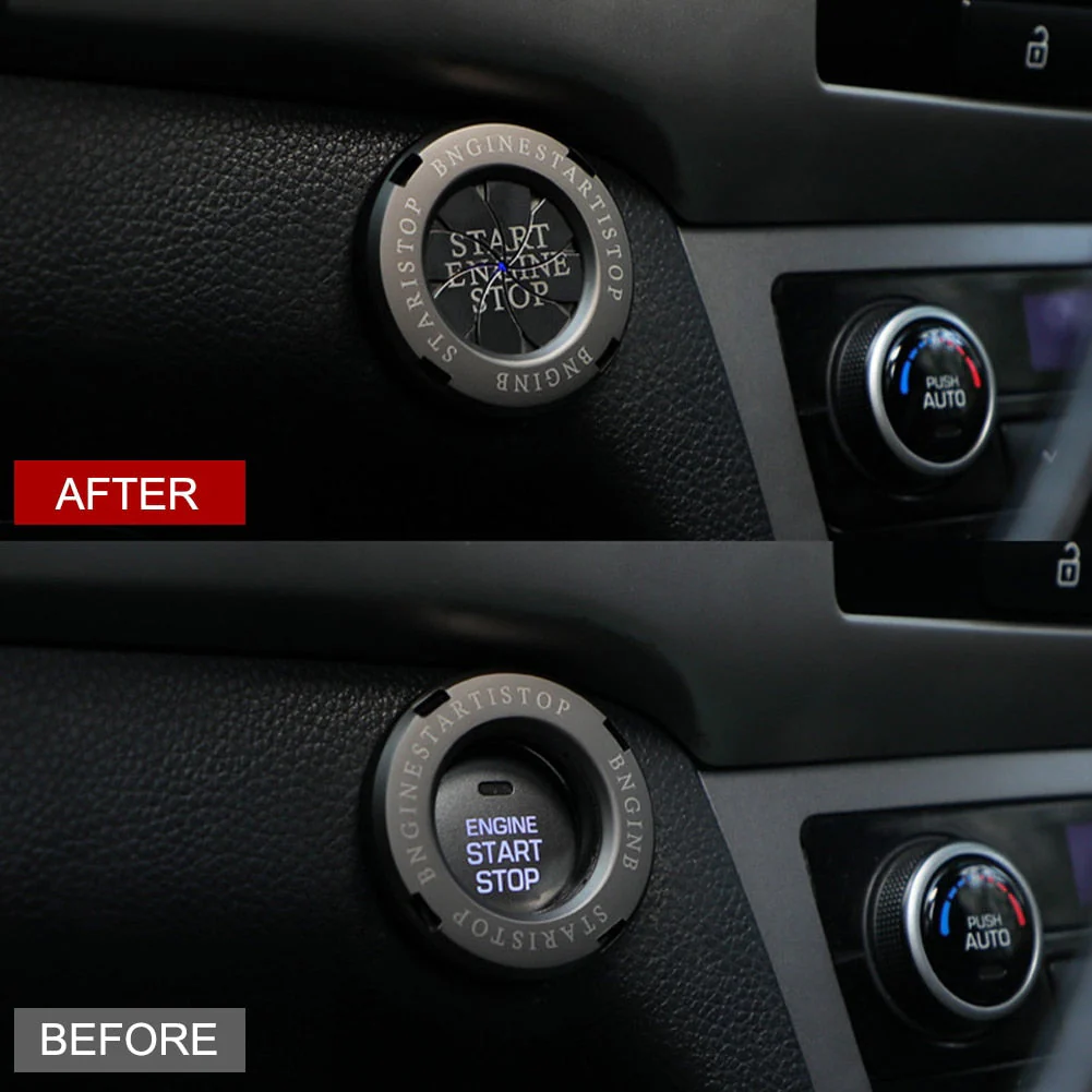 Rotating Metal Engine Start Button Cover - Image 2