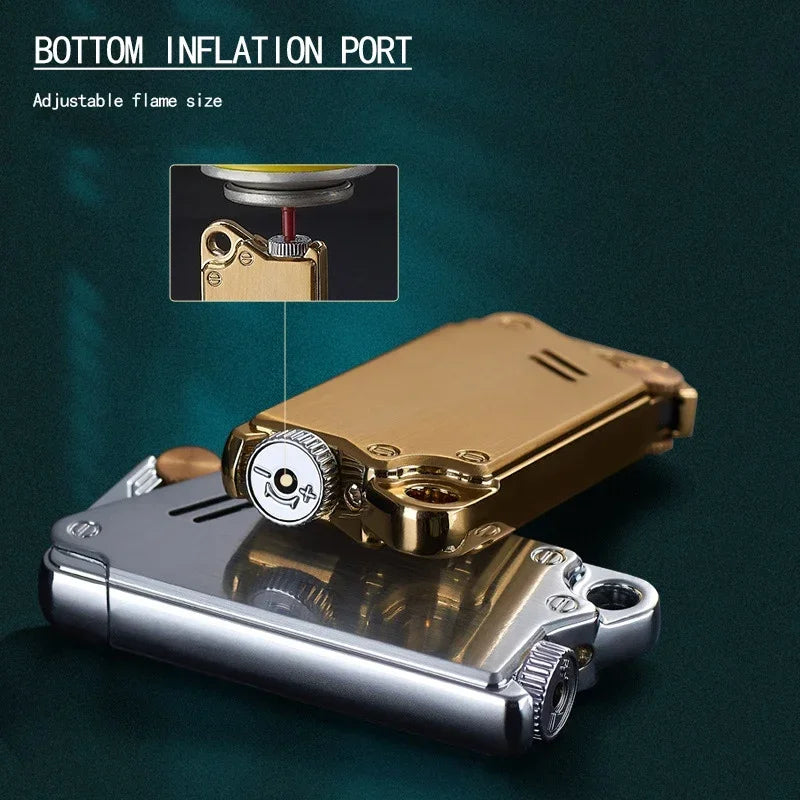 Blue Flame Ignition Mechanical Gas Lighter - Image 3