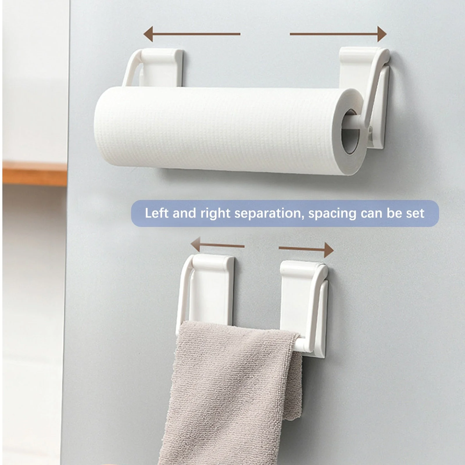 Adjustable Magnetic Paper Towel Cloth Holder - Image 3