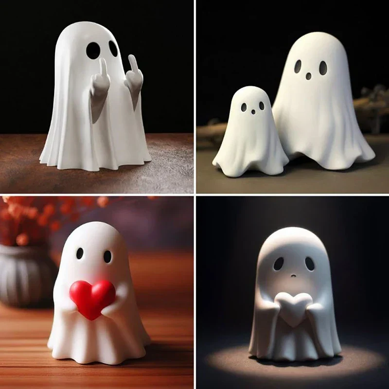 Sweet Not So Scary Ghost Home Decor Figurines - Image 1