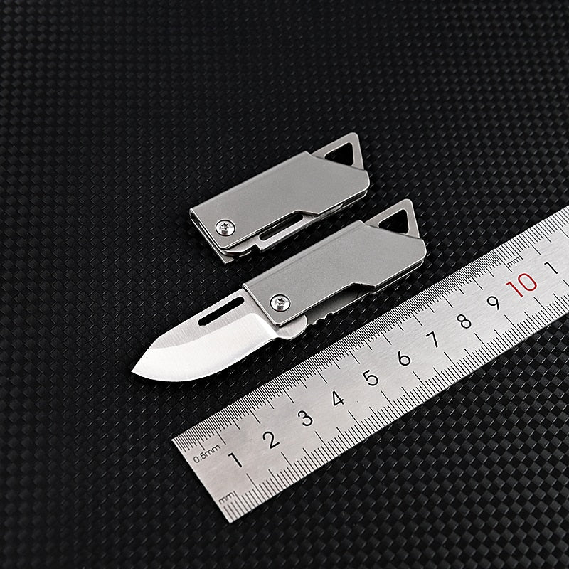 Foldable Master Stainless Steel Survival Mini Knife - Image 2