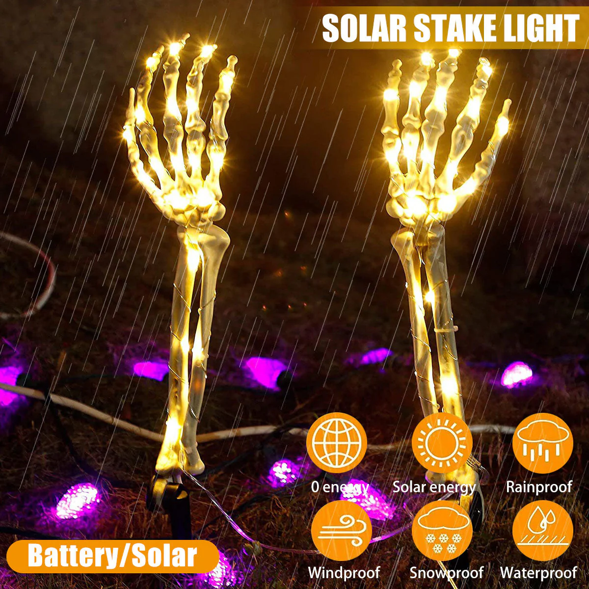 Skeleton Arm Solar Outdoor Lights - Image 3
