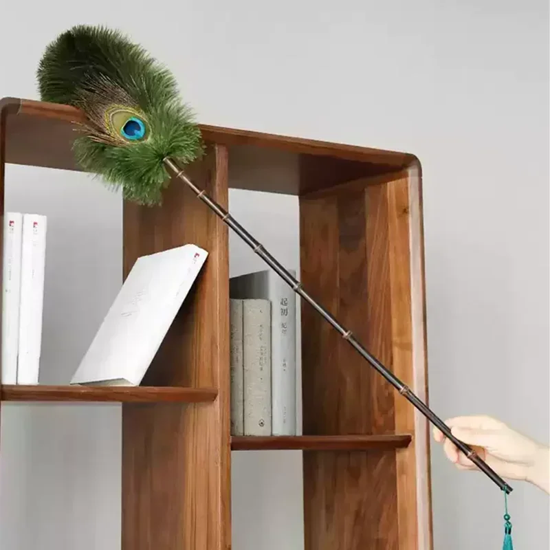 Peacock Feather Anti-Static Dusting Brush - Image 3