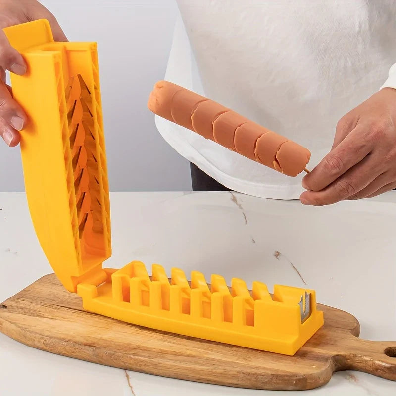 Easy Hot Dog Sausage Slicer Gadget - Image 2
