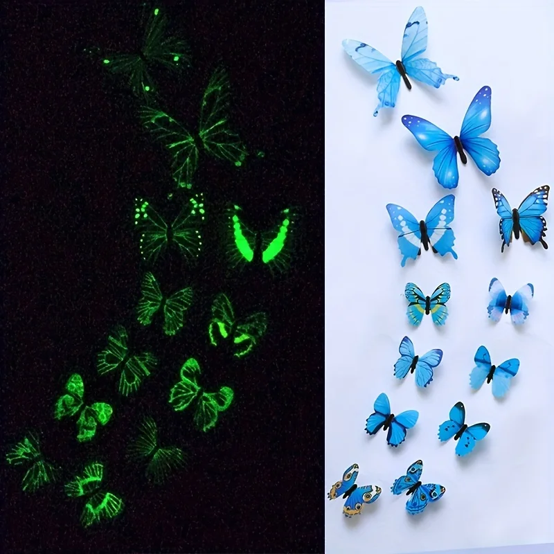 3D Wall Art Magical Luminous Butterfly - Image 2