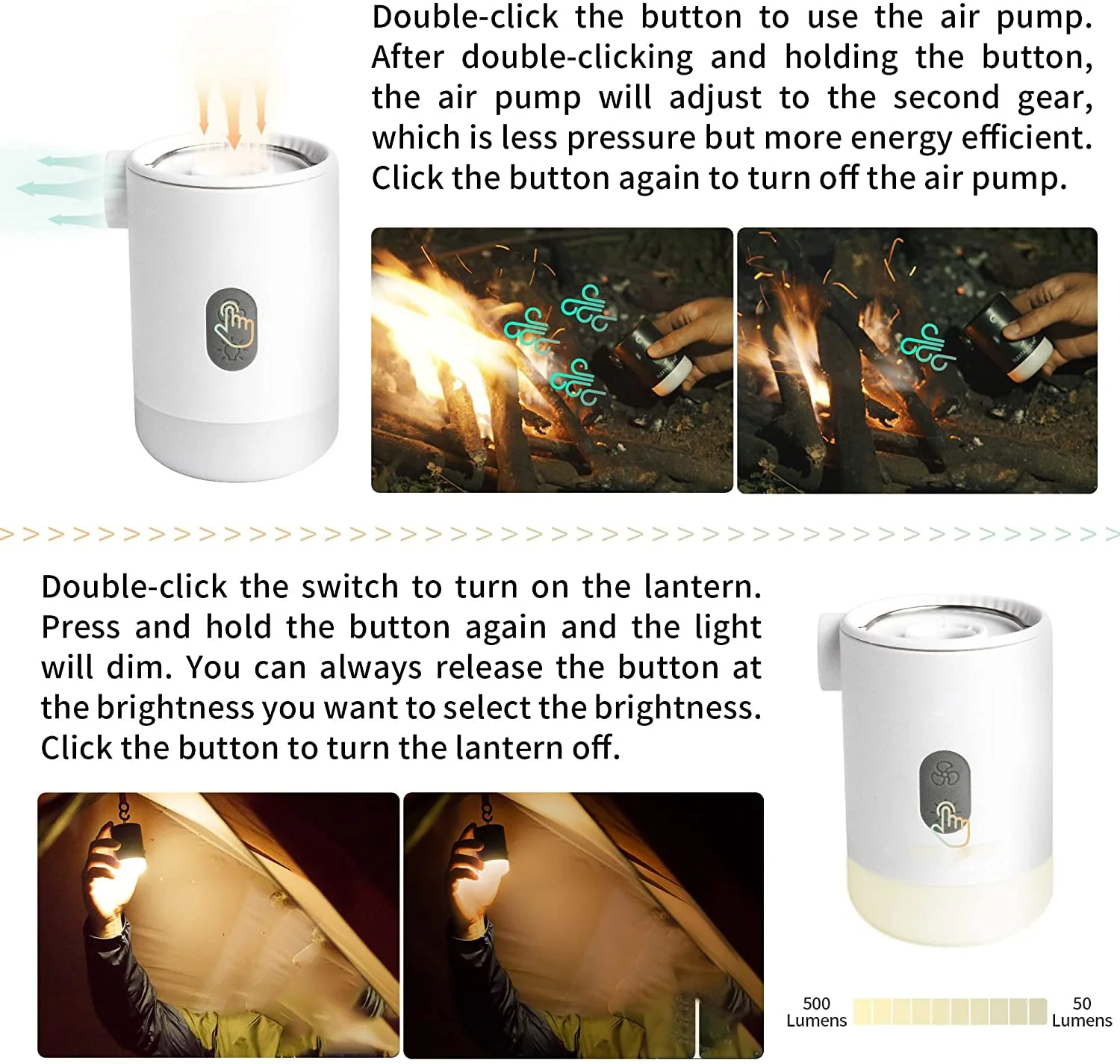 Mini Air Pump Power Bank - Image 3