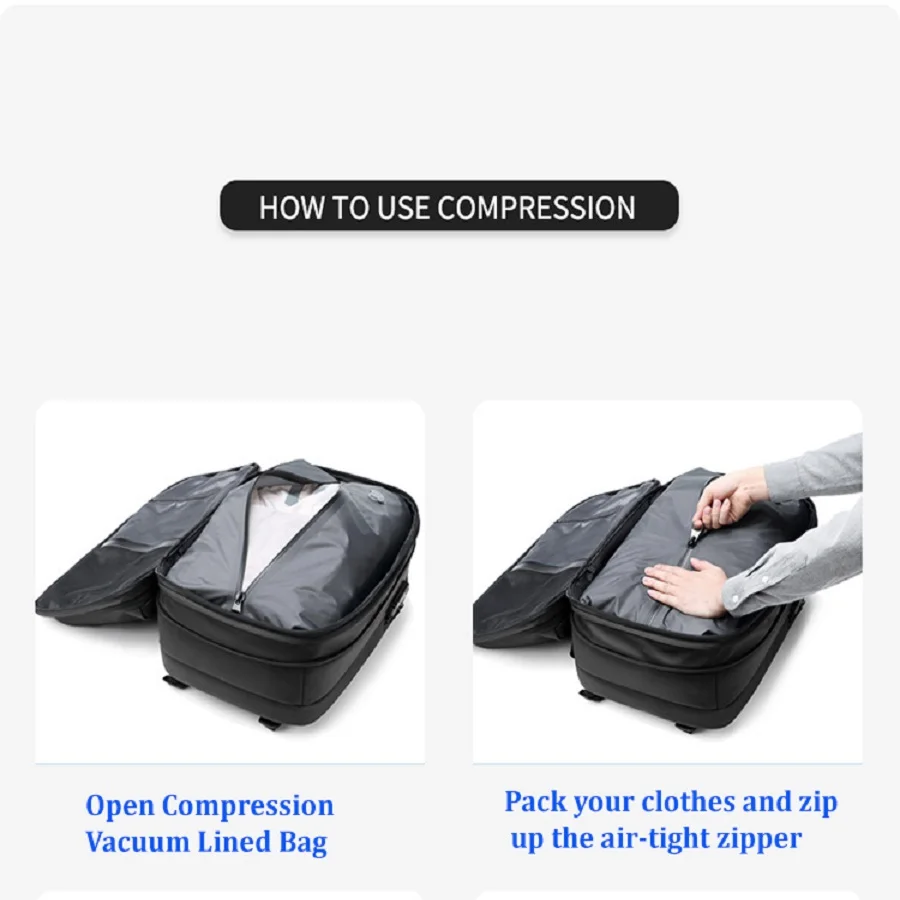 Vacuum Compression Ultimate Travel Backpack - Image 3