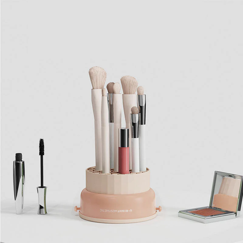 Easy Makeup Cleaning Brush Organizer Storage Box - Image 3