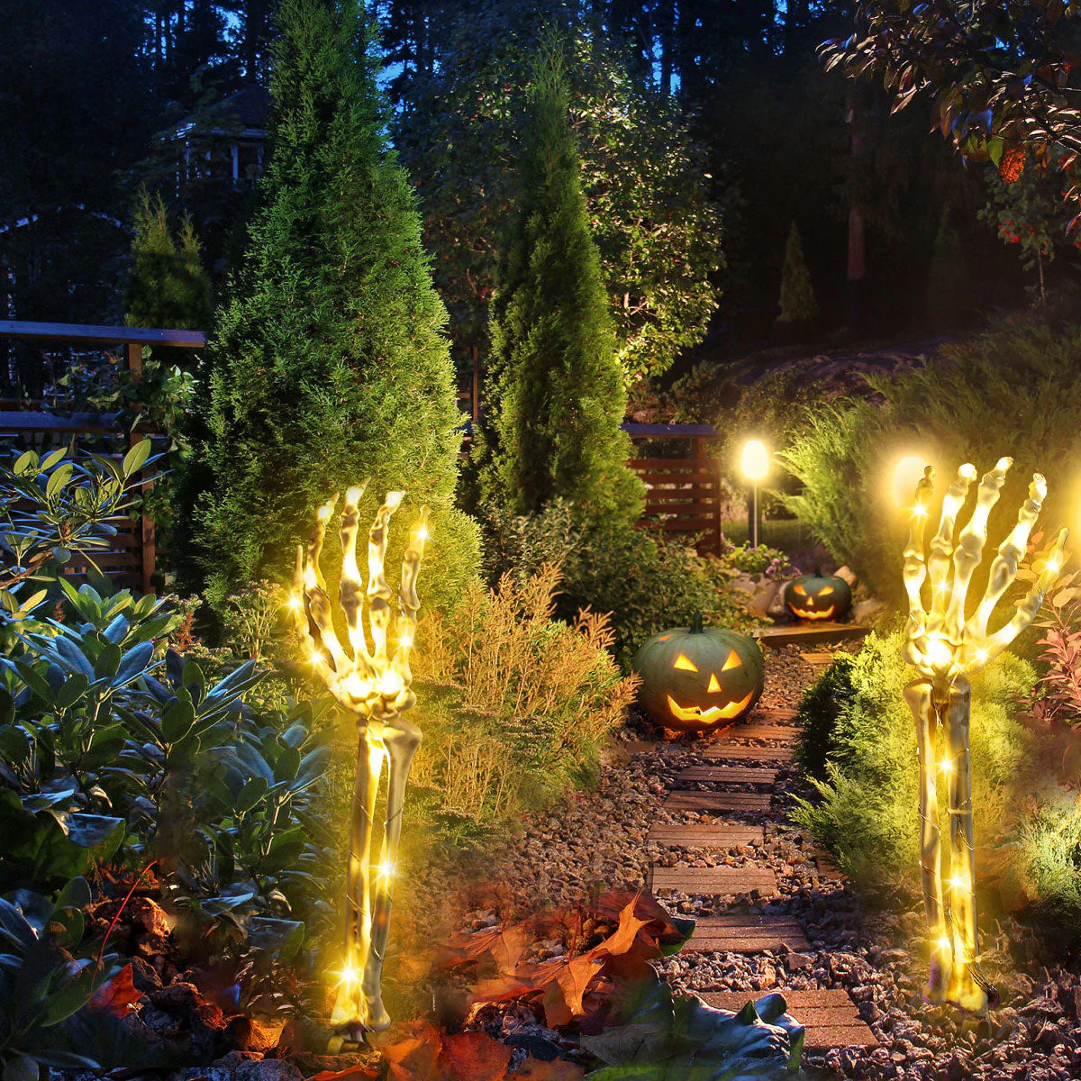 Skeleton Arm Solar Outdoor Lights - Image 2