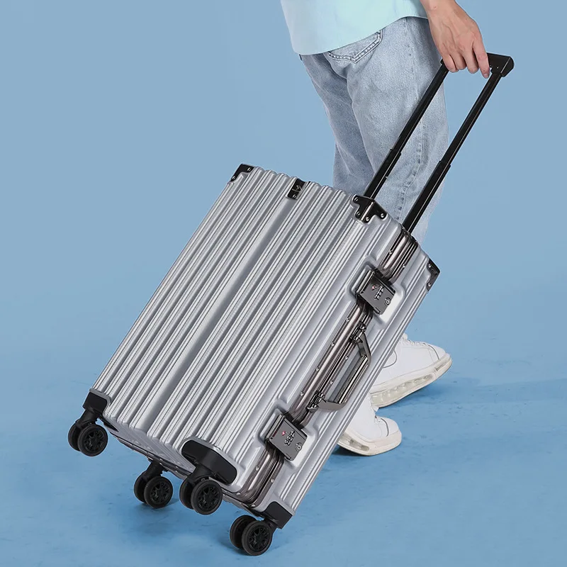 Aluminum Durable Frame Rolling Travel Suitcase - Image 2