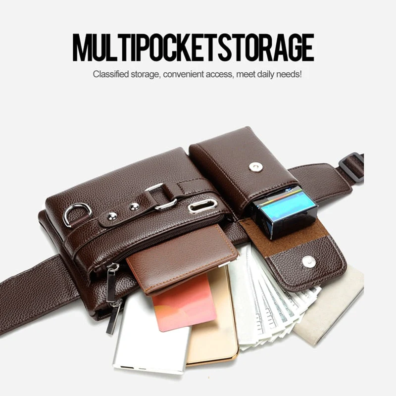 Casual Messenger Single-Shoulder Wallet Bag - Image 3
