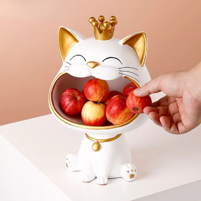 Fortune Kitty Statue Home Storage Box - Image 2