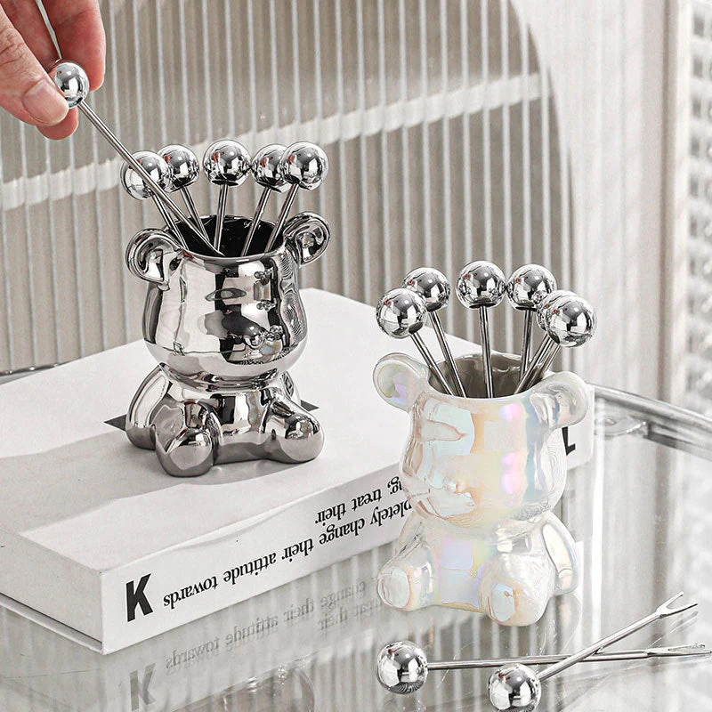 Nordic Tiny Bear Food Fruit Holder - Image 1
