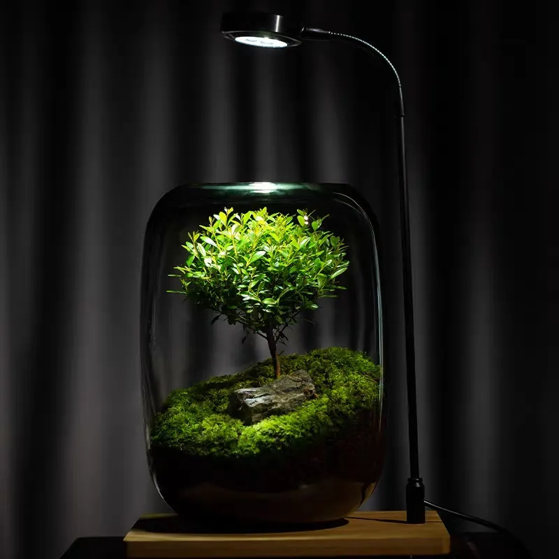 Micro Landscape Green Oasis Glass Vase - Image 2