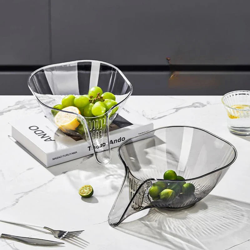 Crystal Clear Multifunctional Kitchen Drain Basket - Image 2