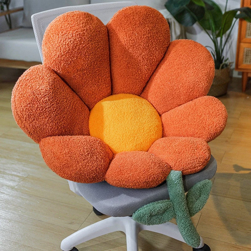 Golden Blossom Sunflower Soft Seat Cushion - Image 3