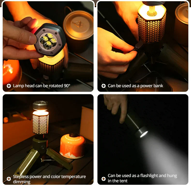 Camp Caster Adjustable Tripod Lantern - Image 3