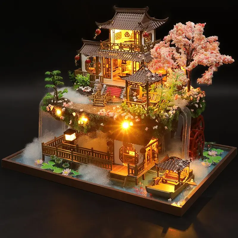 DIY Wooden Chinese Ancient Casa Miniature Building Kit - Image 3