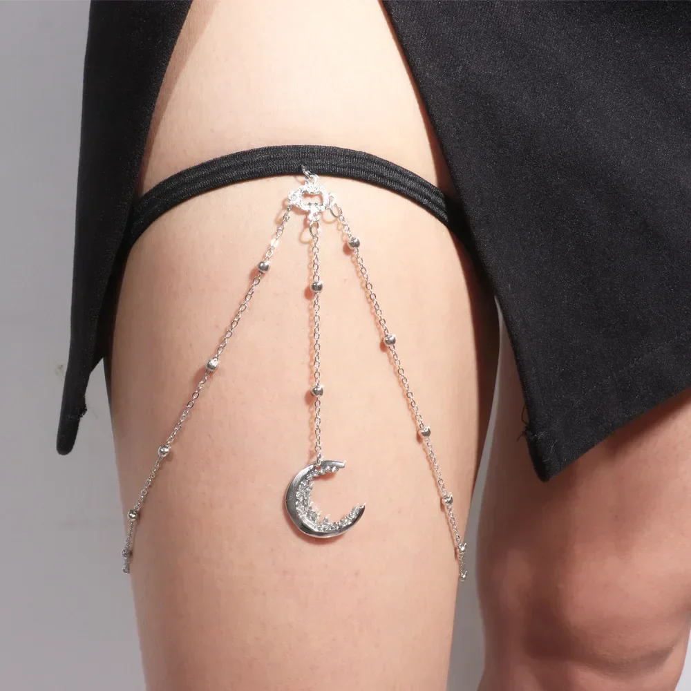Moon Charm Adjustable Elegant Rhinestone Jewelry